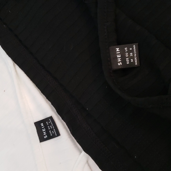 A black and a white crop tops shein - Picture 4 of 4